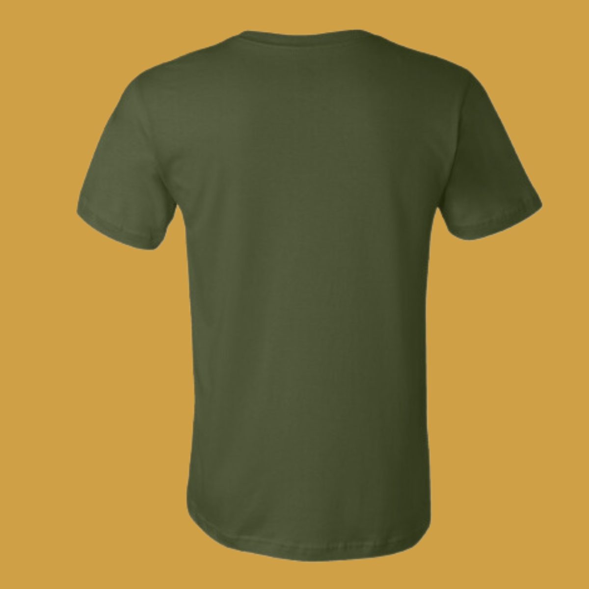 T-Shirt Kaki - Logo avant