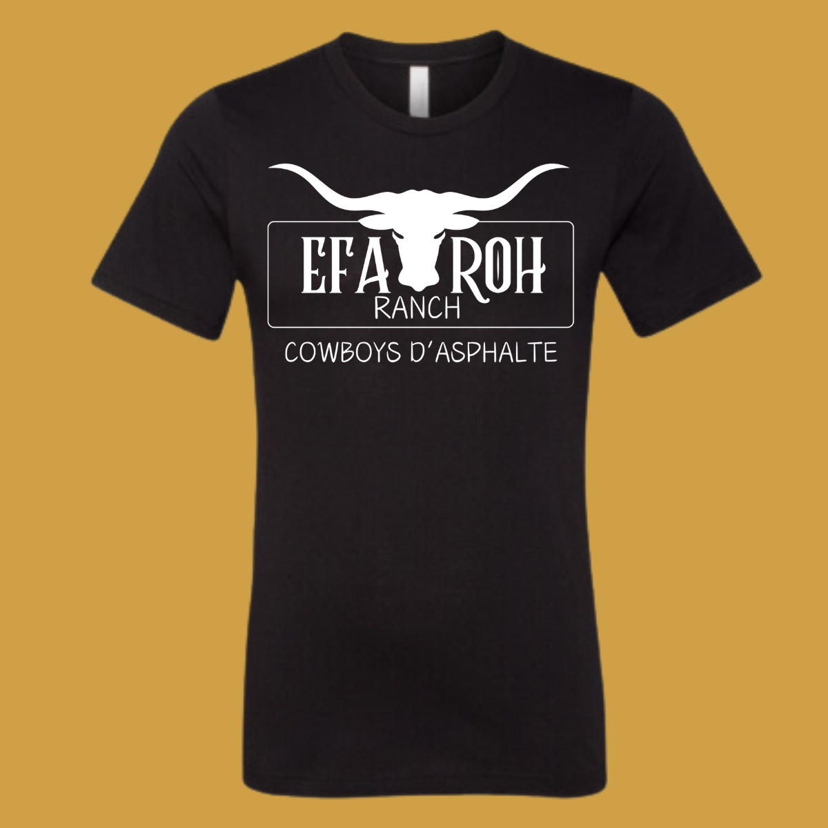 T-Shirt Noir - Logo avant