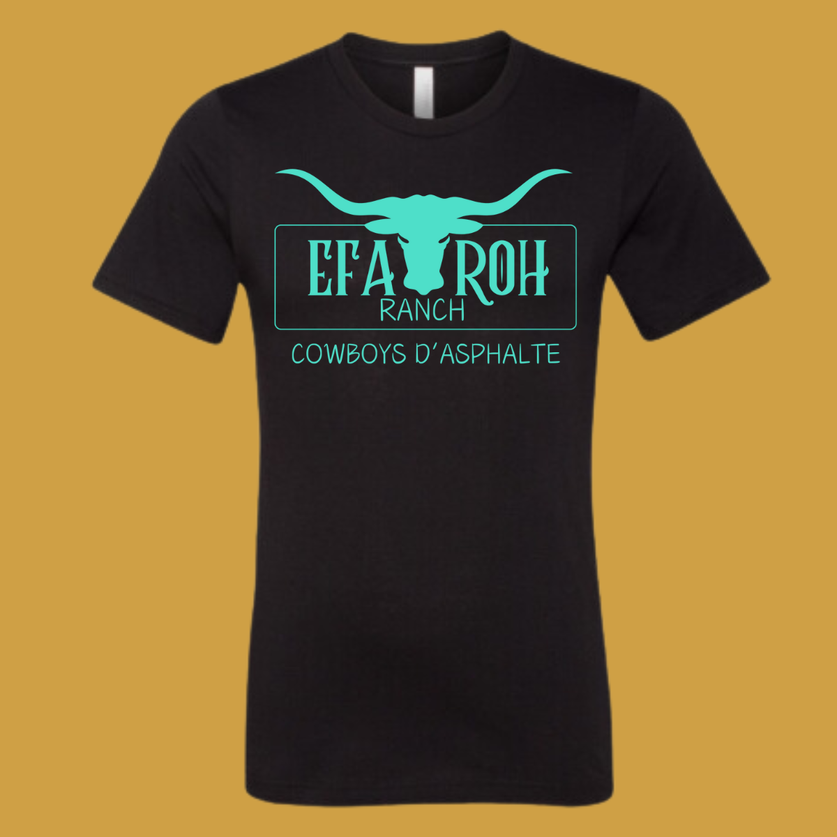 T-Shirt Noir - Logo avant