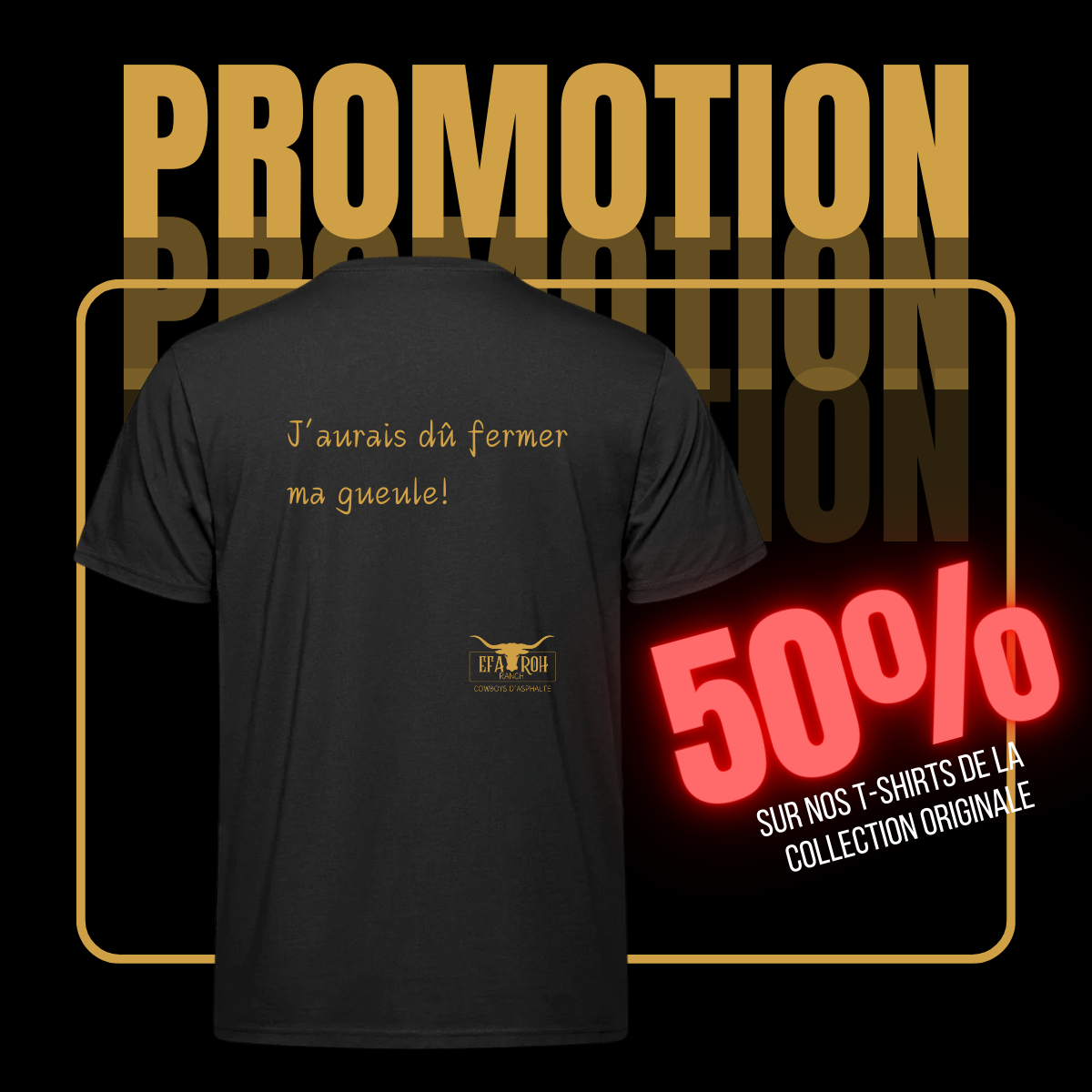 T-Shirt - J'aurais dû fermer ma gueule