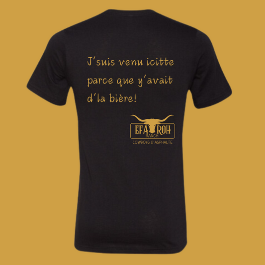 T-Shirt - J'suis venu icitte