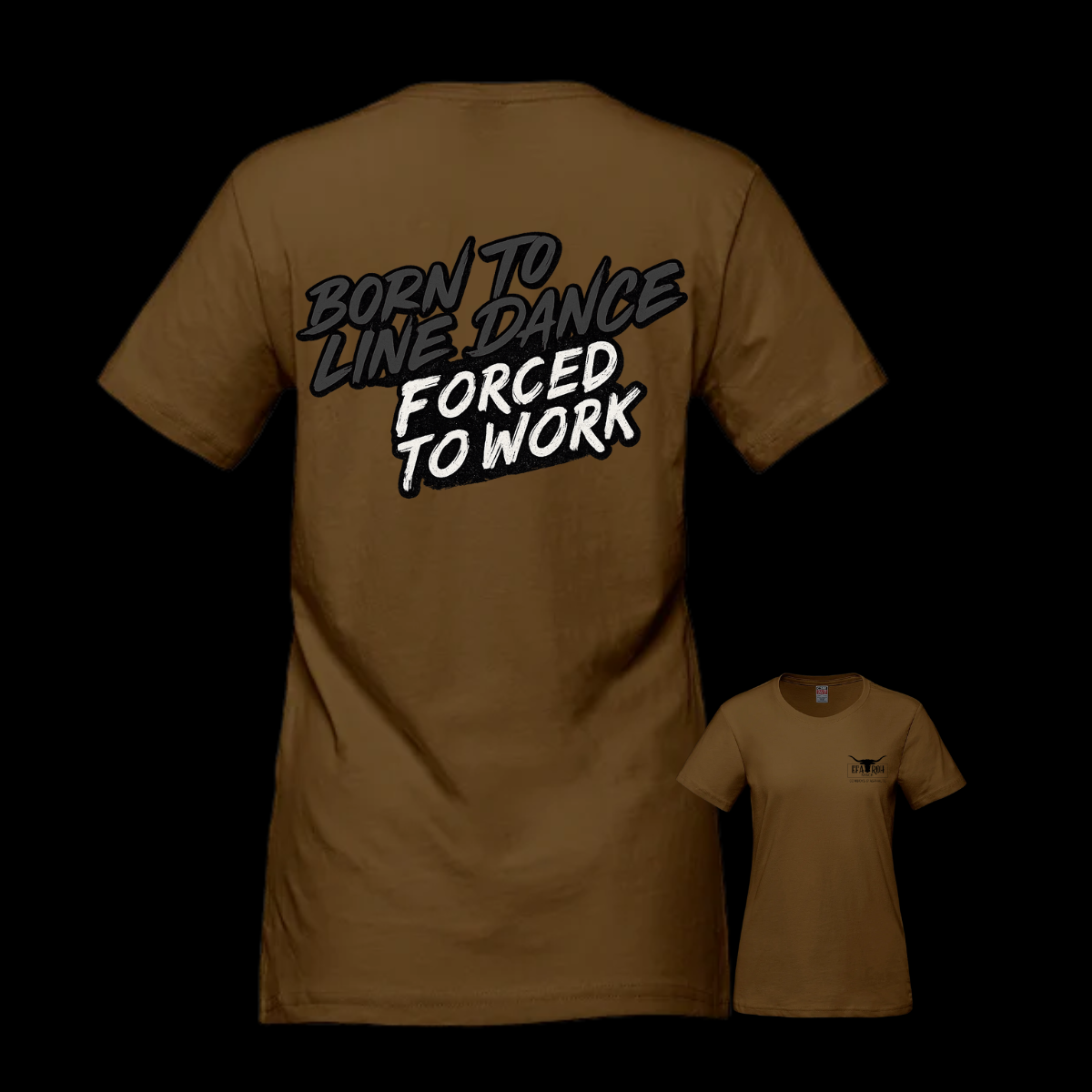 T-Shirt Born to Line Dance - Femme