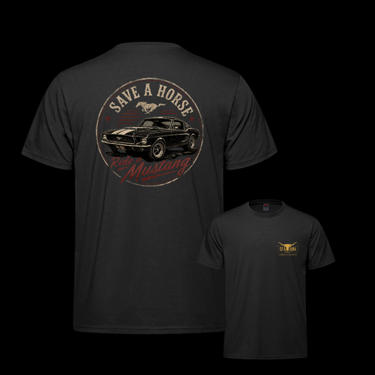T-Shirt Save a Horse ride a mustang