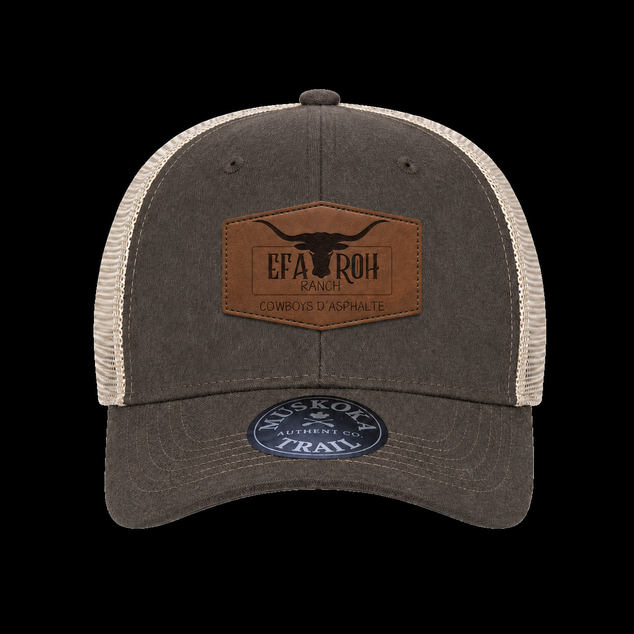 Casquette - brun vintage