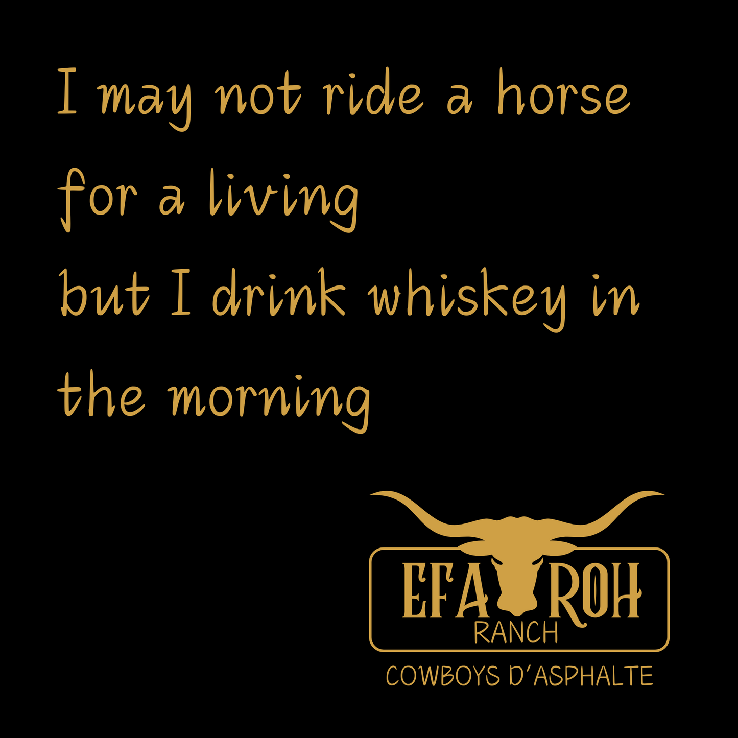 T-Shirt - Whiskey in the morning